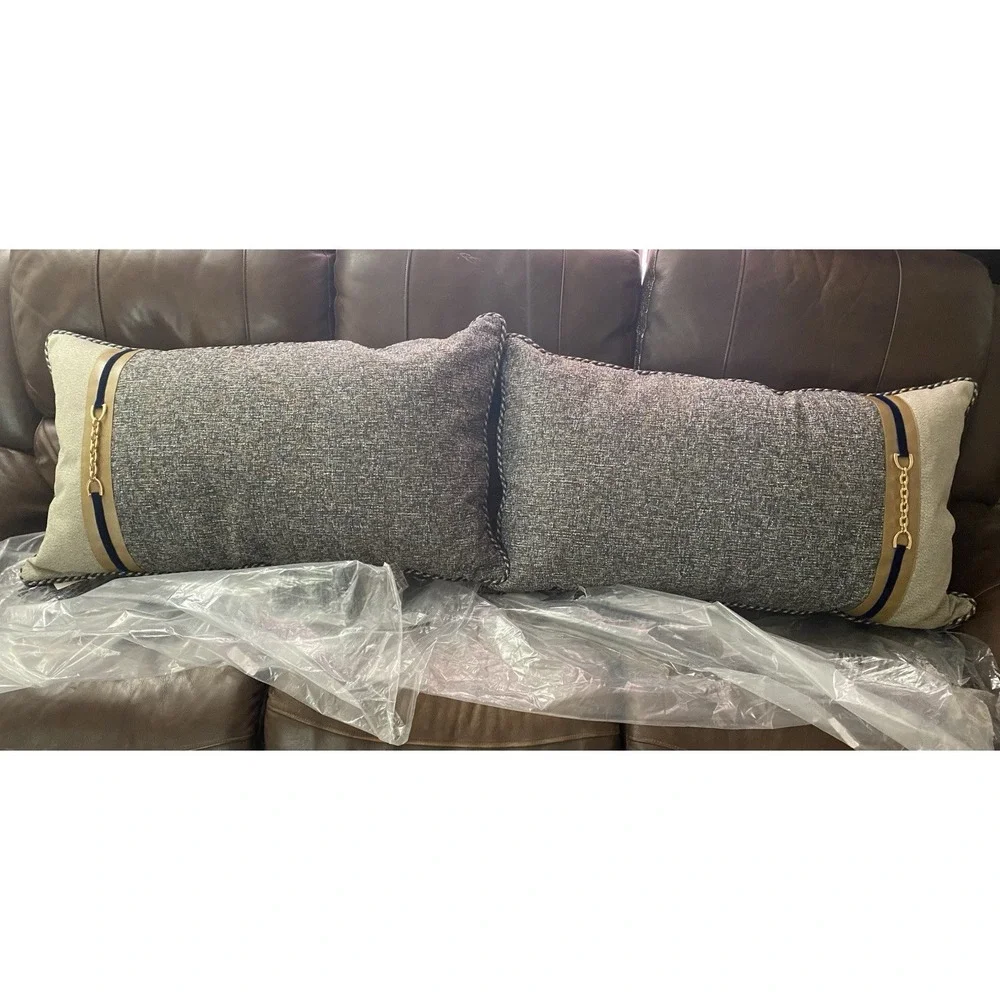 Eastern Accents King Sham & Pillow Set Right‎ & Left Rosenthal Dusk